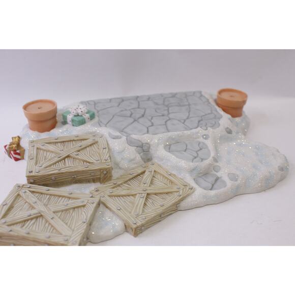 Cherished Teddies, Santa's Workshop, Display Base, Enesco, Priscilla Hillman, - Picture 3 of 4